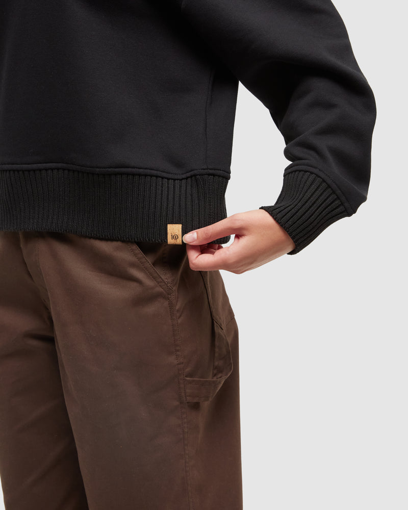 Black-14-Snap-Color-Block-Fleece-Sweatshirt