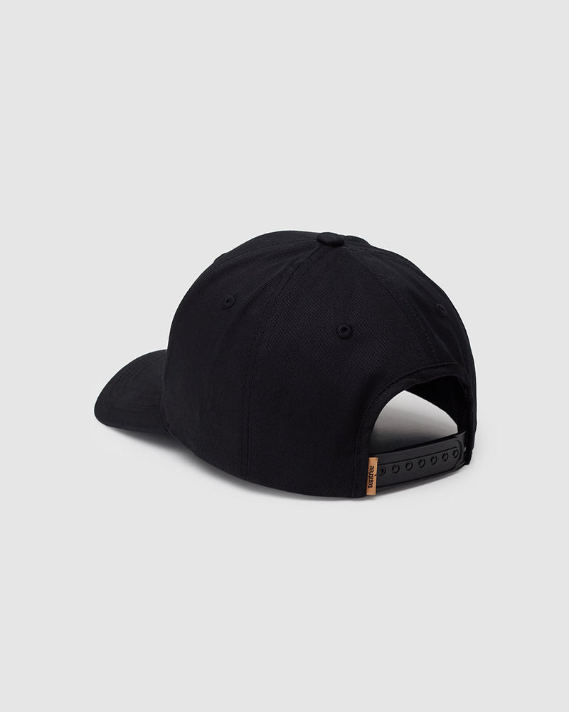 Black-6-Panel-Medium-Profile-Baseball-Cap