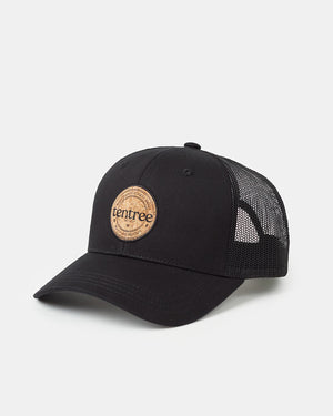 Black-Adjustable-Cork-Baseball-Cap