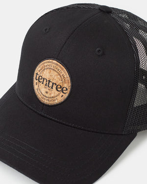 Black-Adjustable-Cork-Baseball-Cap