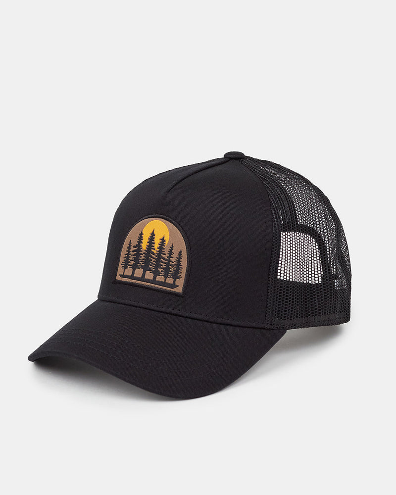 Black-Adjustable-Cotton-Baseball-Hat