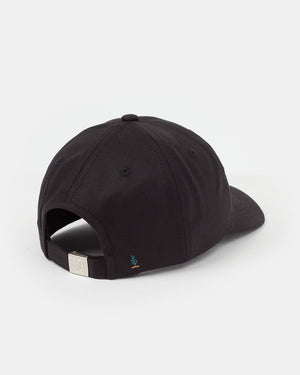 Black-Adjustable-Graphic-Baseball-Cap