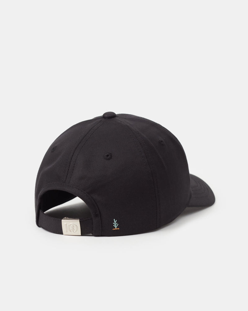 Black-Adjustable-Graphic-Baseball-Cap