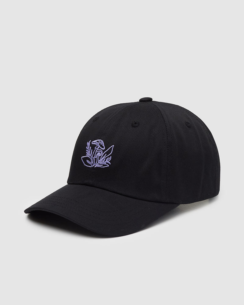 Black-Adjustable-Organic-Cotton-Baseball-Cap