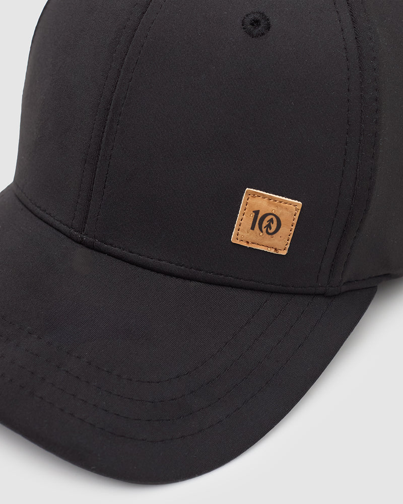Black-Adjustable-Recycled-Knit-Baseball-Cap