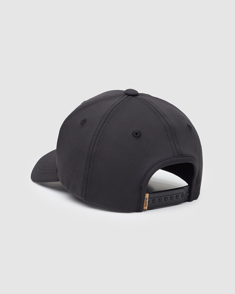 Black-Adjustable-Recycled-Knit-Baseball-Cap