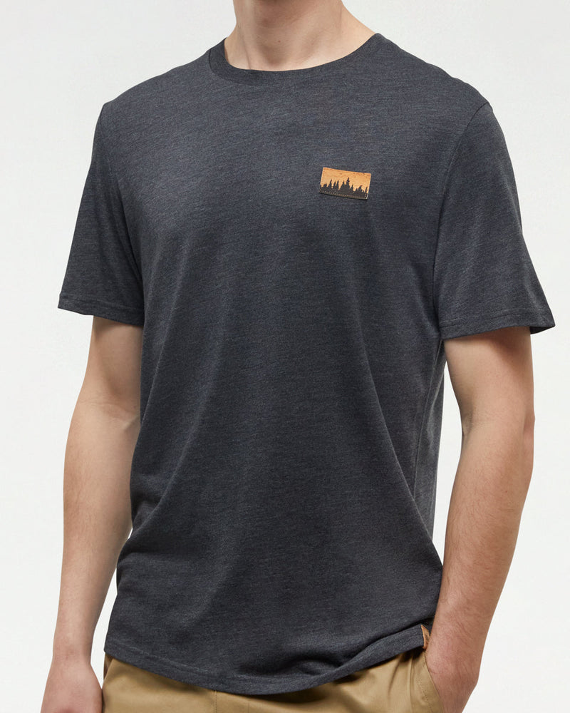 Black-Crew-Neck-Graphic-Shortsleeve-T-Shirt
