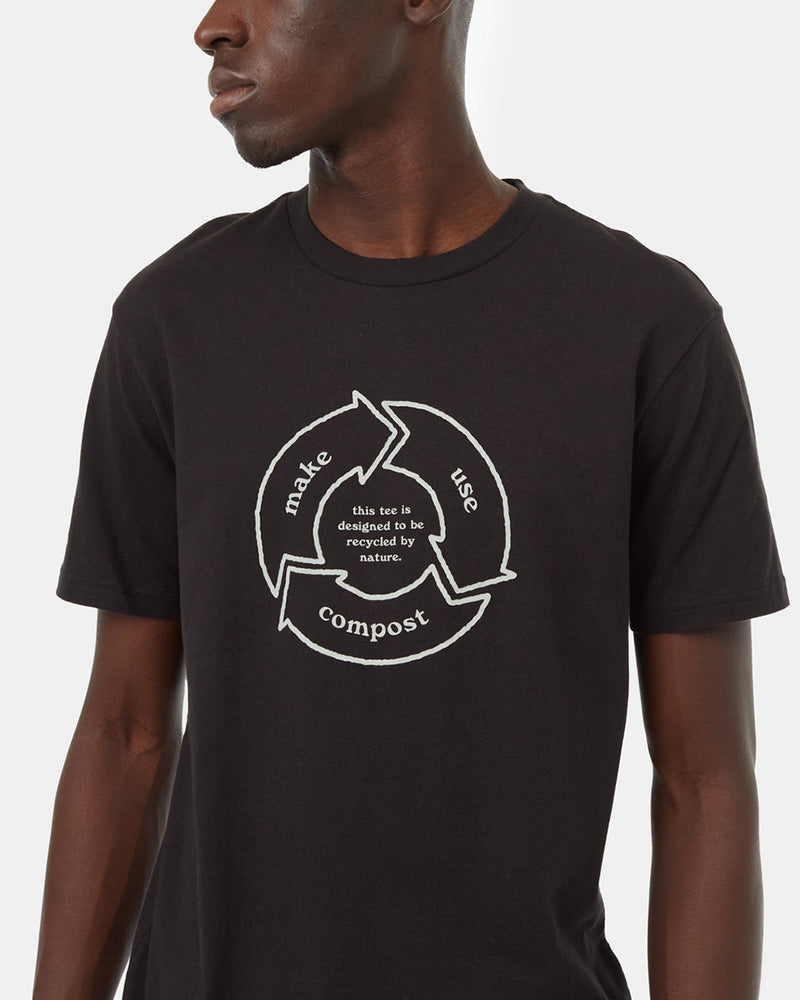 Black-Crew-Neck-Short-Sleeve-Graphic-T-Shirt