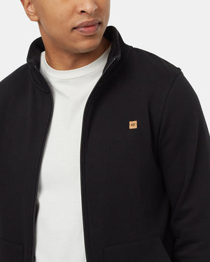 Black-Eco-Friendly-Mock-Neck-Full-Zip-Sweatshirt