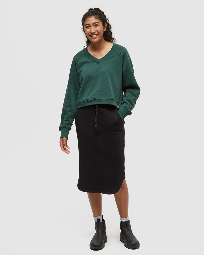 Black-High-Rise-TreeFleece-Skirt