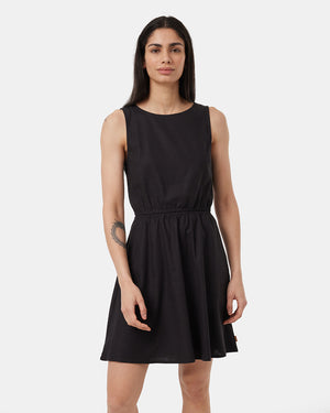 Black-Keyhole-Back-Cutout-Dress