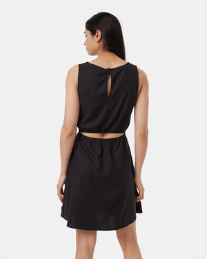 Black-Keyhole-Back-Cutout-Dress