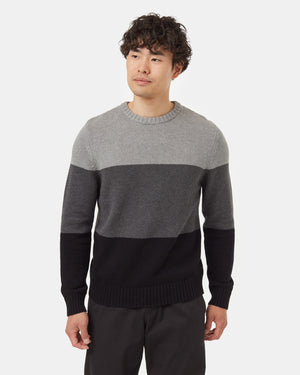 Black-Mens-Organic-Cotton-Striped-Jumper