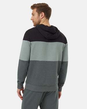 Black-Mens-Stripe-Pullover-Hoodie