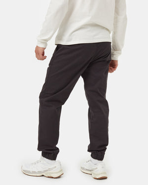 Black-Mens-Twill-Joggers