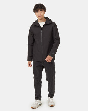 Black-Mens-Waterproof-Rain-Jacket