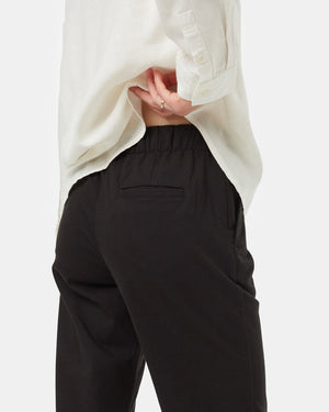 Black-Mid-Rise-78-Length-Straight-Twill-Pants