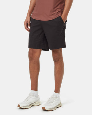 Black-Mid-Rise-Breathable-Shorts