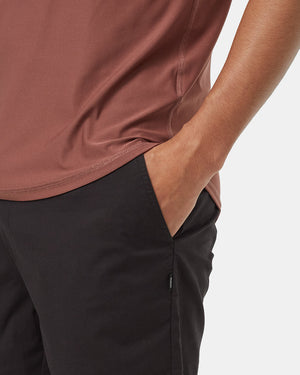 Black-Mid-Rise-Breathable-Shorts