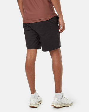 Black-Mid-Rise-Breathable-Shorts