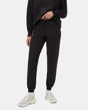 Black-Mid-Rise-Full-Length-Elastic-Cuff-Pant