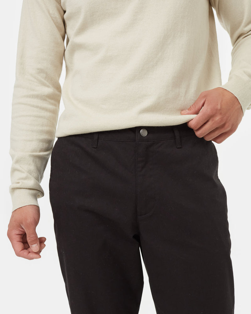 Black-Mid-Rise-Full-Length-Straight-Pants