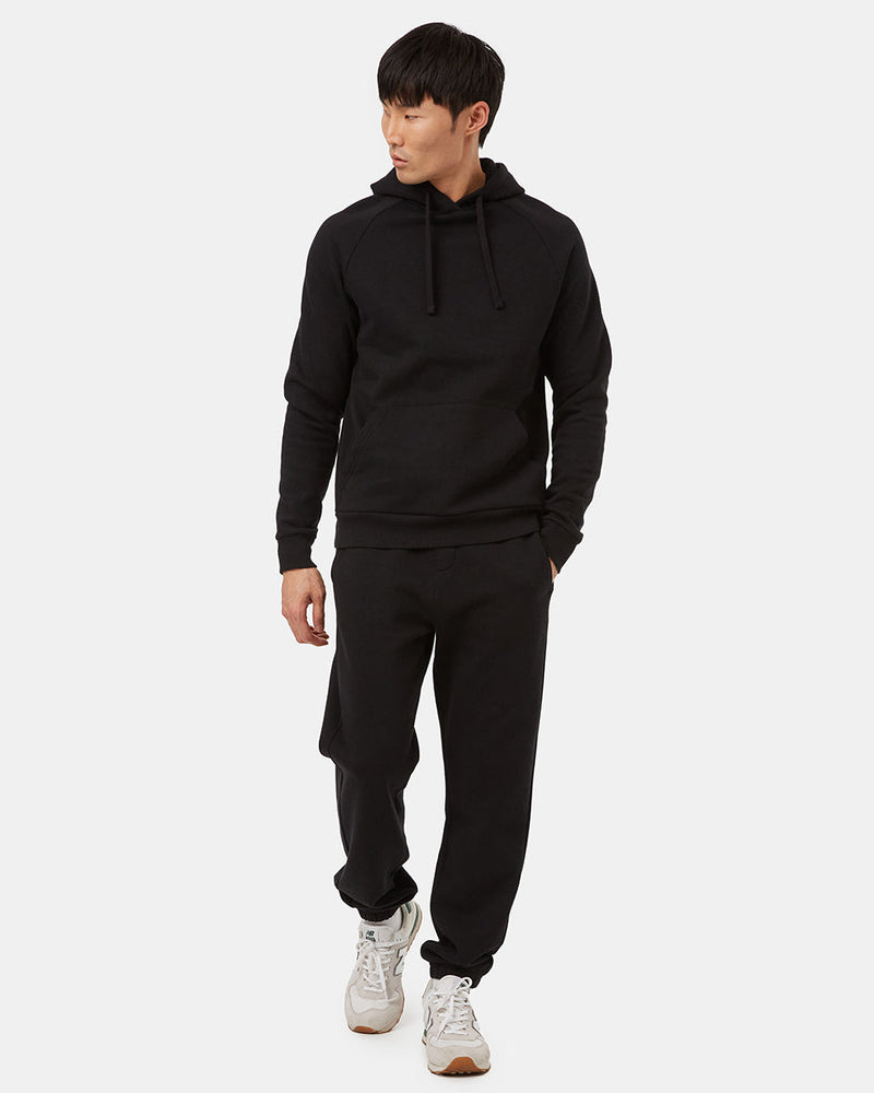 Black-Mid-Rise-Full-Length-Tapered-Sweatpant