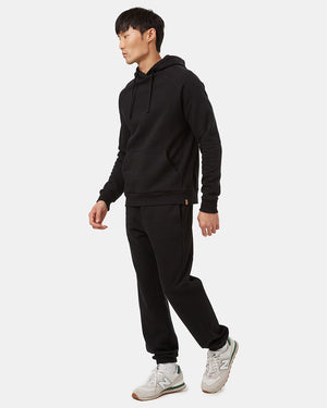 Black-Mid-Rise-Full-Length-Tapered-Sweatpant