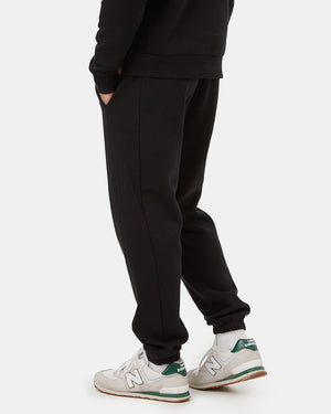 Black-Mid-Rise-Full-Length-Tapered-Sweatpant