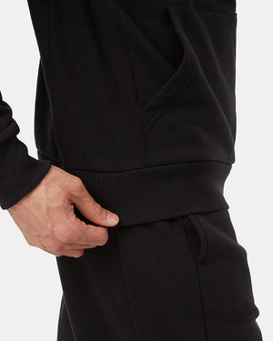 Black-Mid-Rise-Full-Length-Tapered-Sweatpant