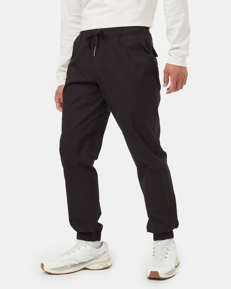 Black-Mid-Rise-Full-Length-Tapered-Sweatpants
