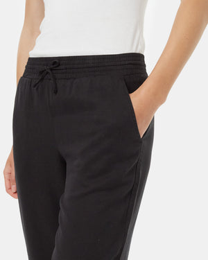 Black-Mid-Rise-Full-Length-Tapered-Sweatpants