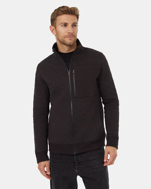 Black-Mock-Neck-Full-Front-Zip-Sweatshirt