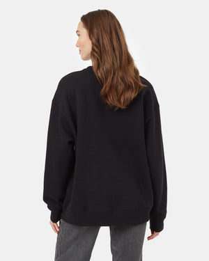 Black-Organic-Cotton-Crew-Neck-Oversized-Fit-Sweatshirt