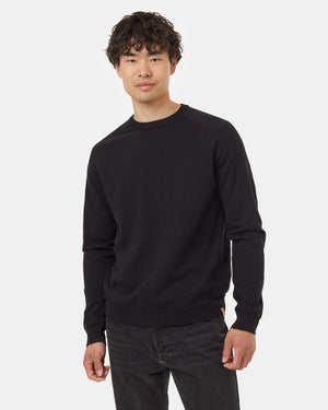 Black-Organic-Cotton-Crew-Neck-Sweater