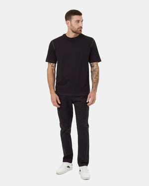 Black-Organic-Cotton-Crew-Neck-T-shirt