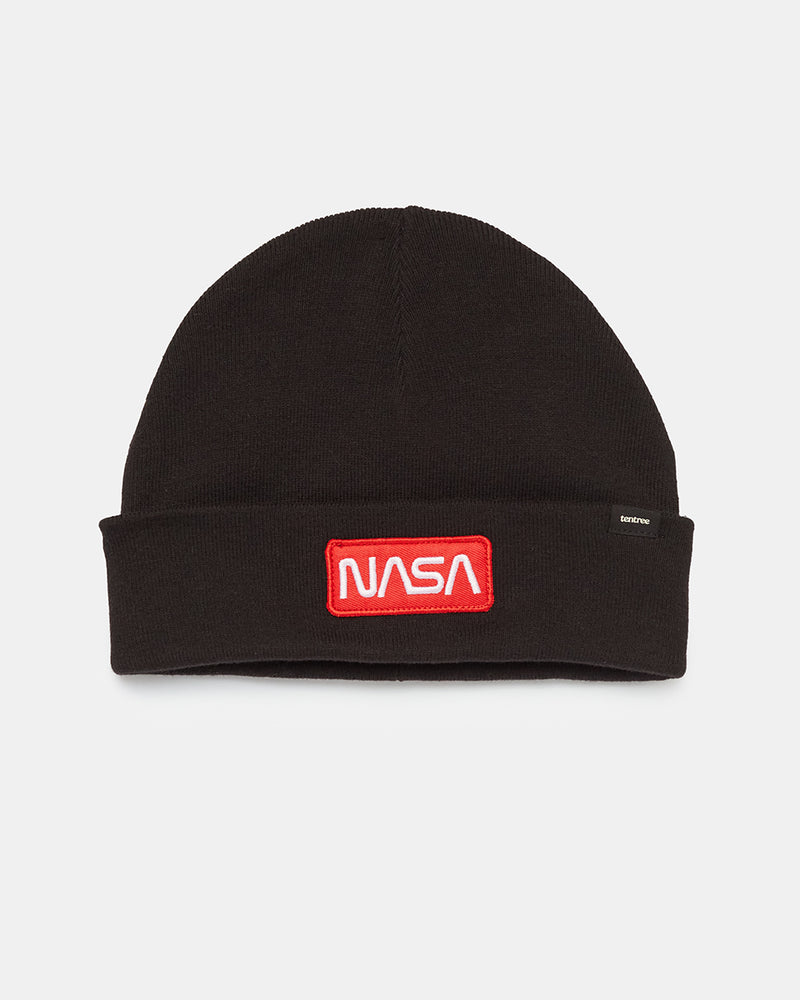 Black-Organic-Cotton-Embroidered-Patch-Beanie