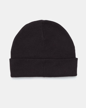 Black-Organic-Cotton-Emroidered-Patch-Ribbed-Beanie