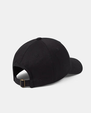 Black-Organic-Cotton-Low-Profile-Baseball-Cap