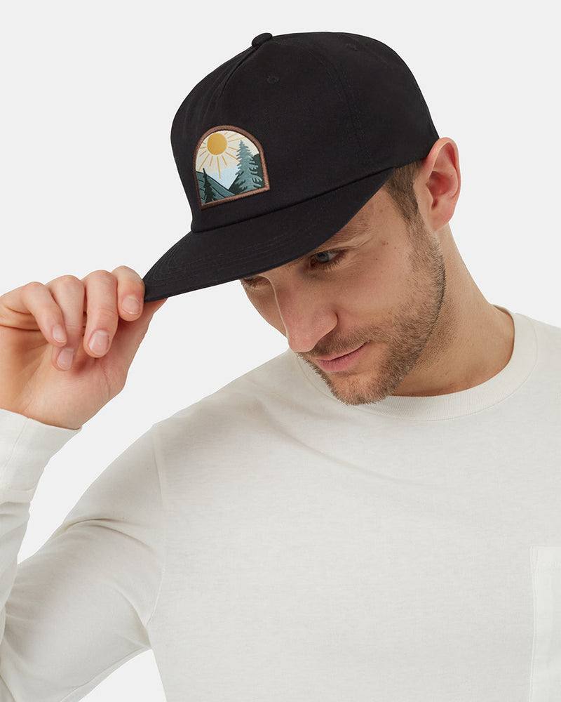 Black-Organic-Cotton-Medium-Profile-Graphic-Cap