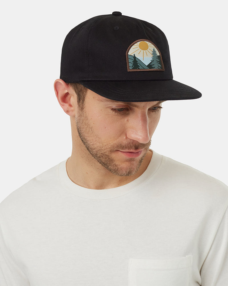Black-Organic-Cotton-Medium-Profile-Graphic-Cap