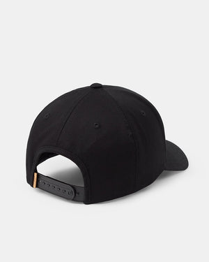 Black-Organic-Cotton-Mid-Profile-Graphic-Baseball-Cap