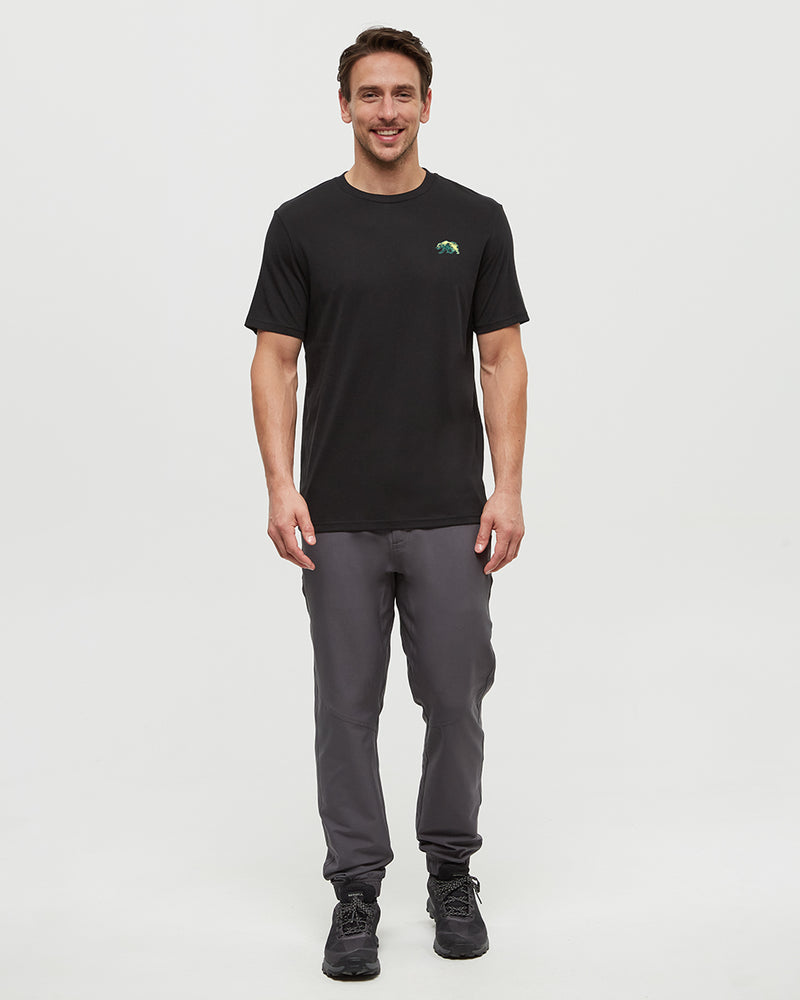 Black-Printed-Graphic-TreeBlend-T-Shirt