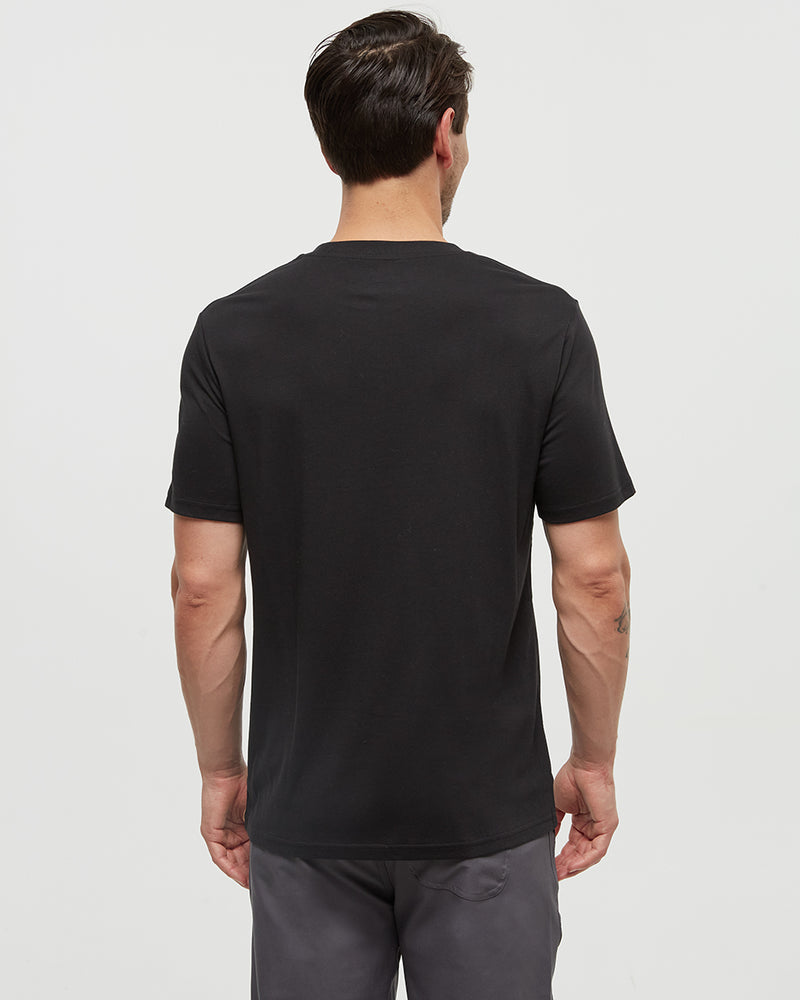 Black-Printed-Graphic-TreeBlend-T-Shirt