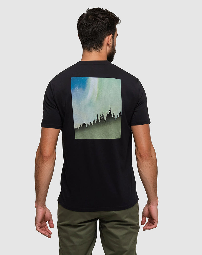 Black-Printed-Graphic-TreeBlend-T-Shirt