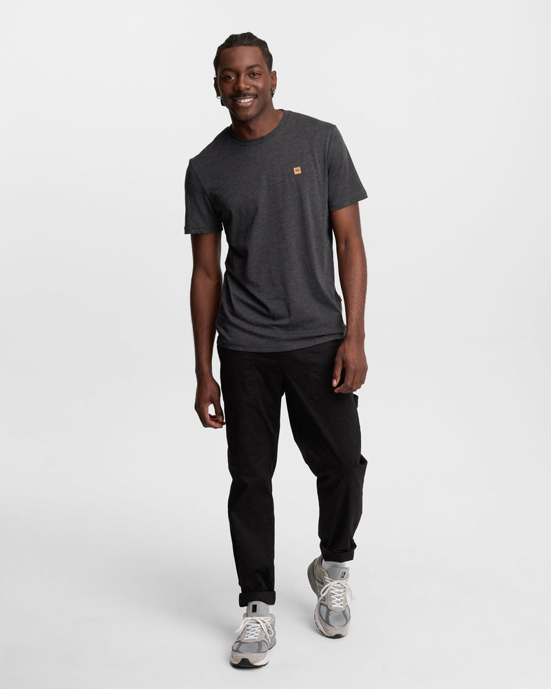 Black-Recycled-Polyester-Crew-Neck-Tee