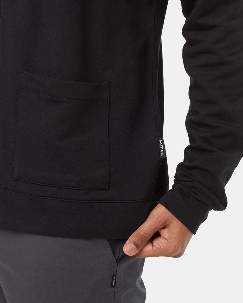 Black-Regular-Fit-Buttoned-Cardigan