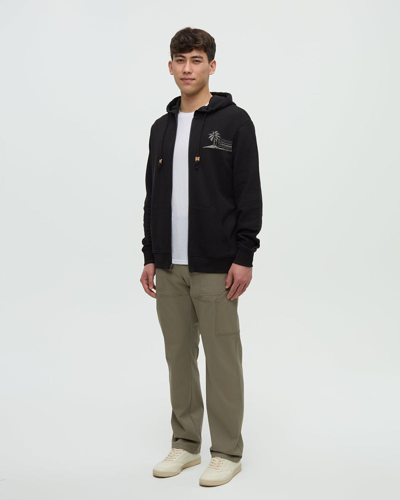 Black-Regular-Fit-Graphic-Hoodie