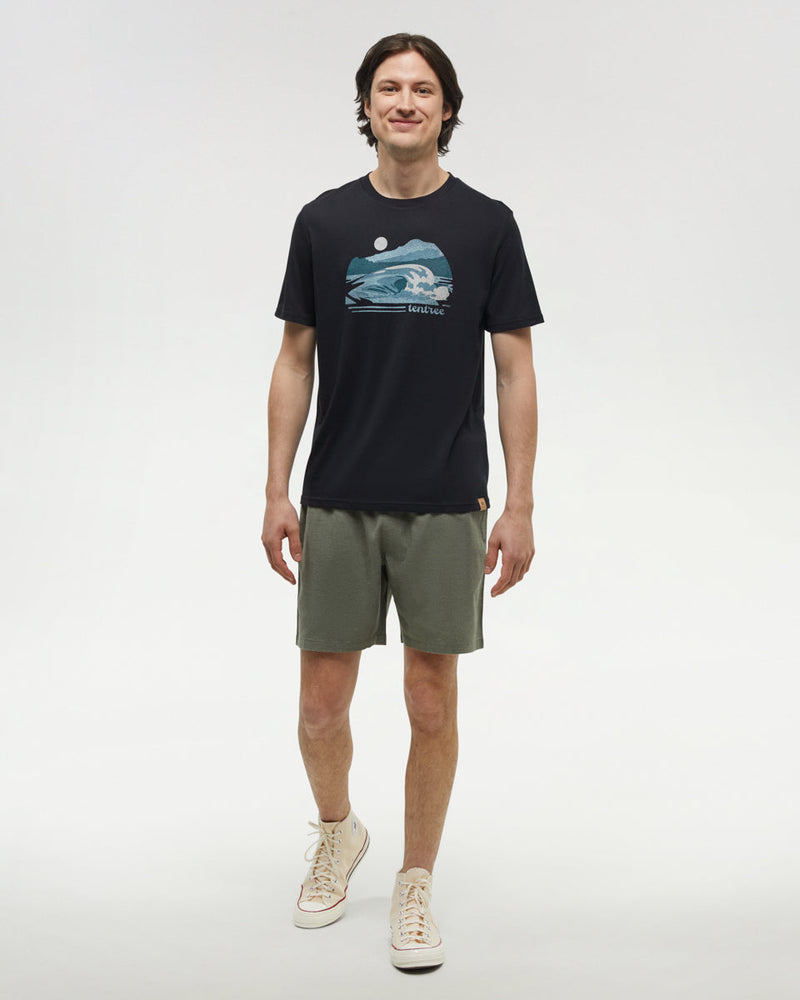 Black-Regular-Fit-Printed-Graphic-T-shirt
