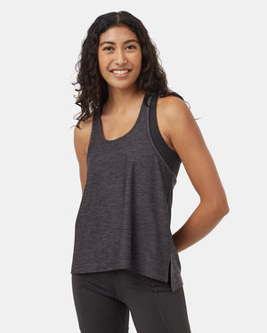 Black-Scoop-Neck-Double-Strap-Quick-dry-Tank-Top